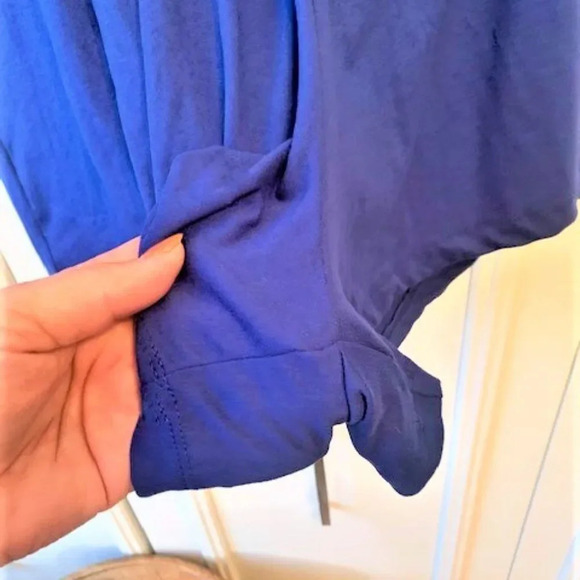 Blue Paperbag waist shorts - Picture 6 of 8